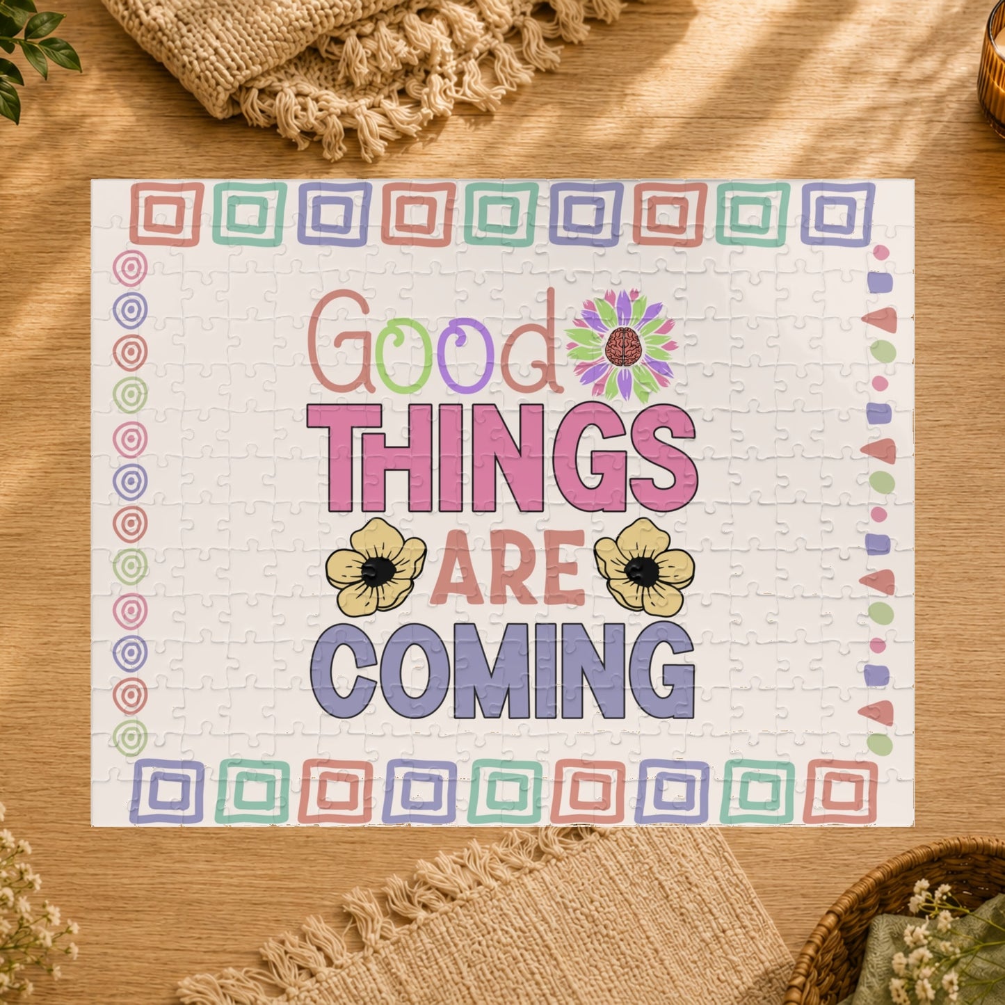 Good Things Are Coming - Affirmation Puzzle Gift for Survivors and Puzzle Lovers