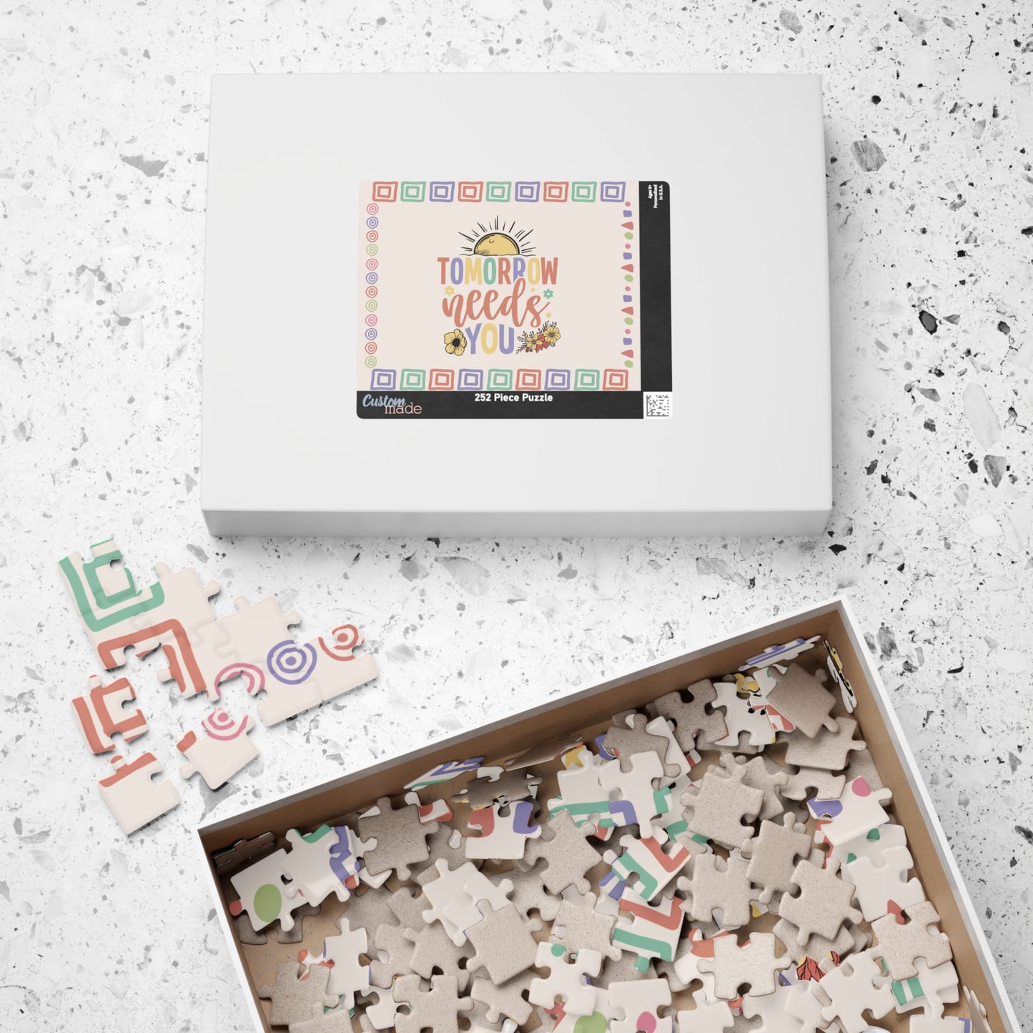 Tomorrow Needs You - Affirmation Puzzle Gift for Survivors and Puzzle Lovers