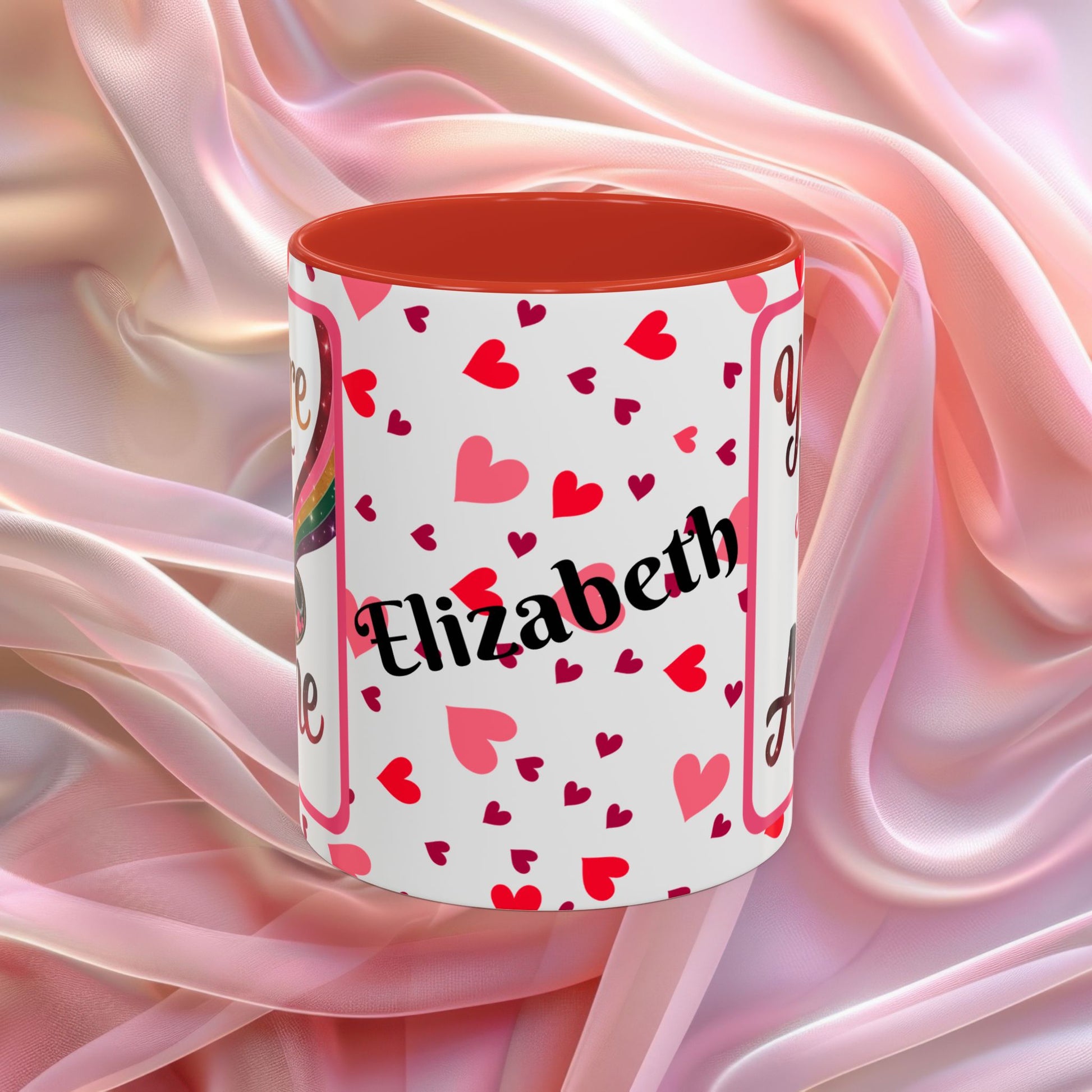 Youre Not Alone Valentines mug offering support and reassurance, Valentine affirmation coffee cup