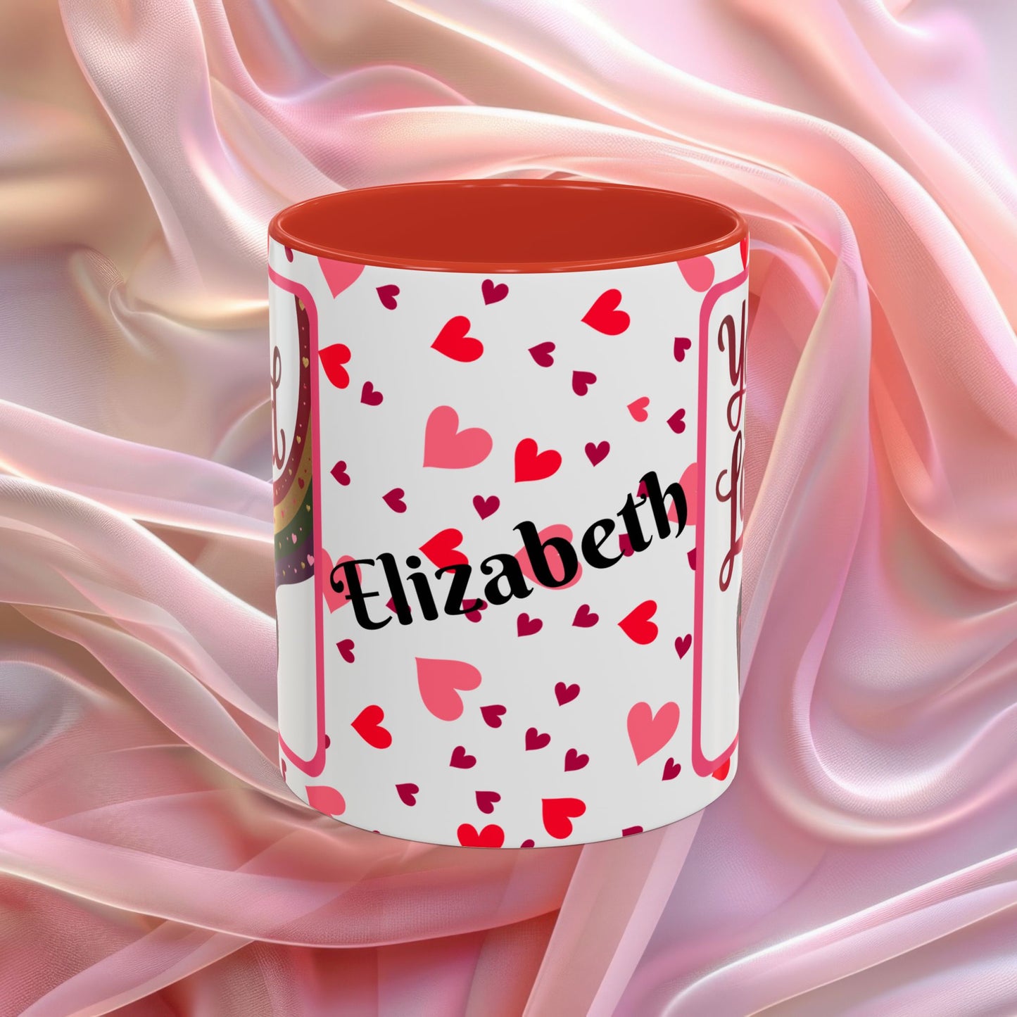 You Are Loved Valentines mug expressing care and connection, Valentine affirmation coffee cup