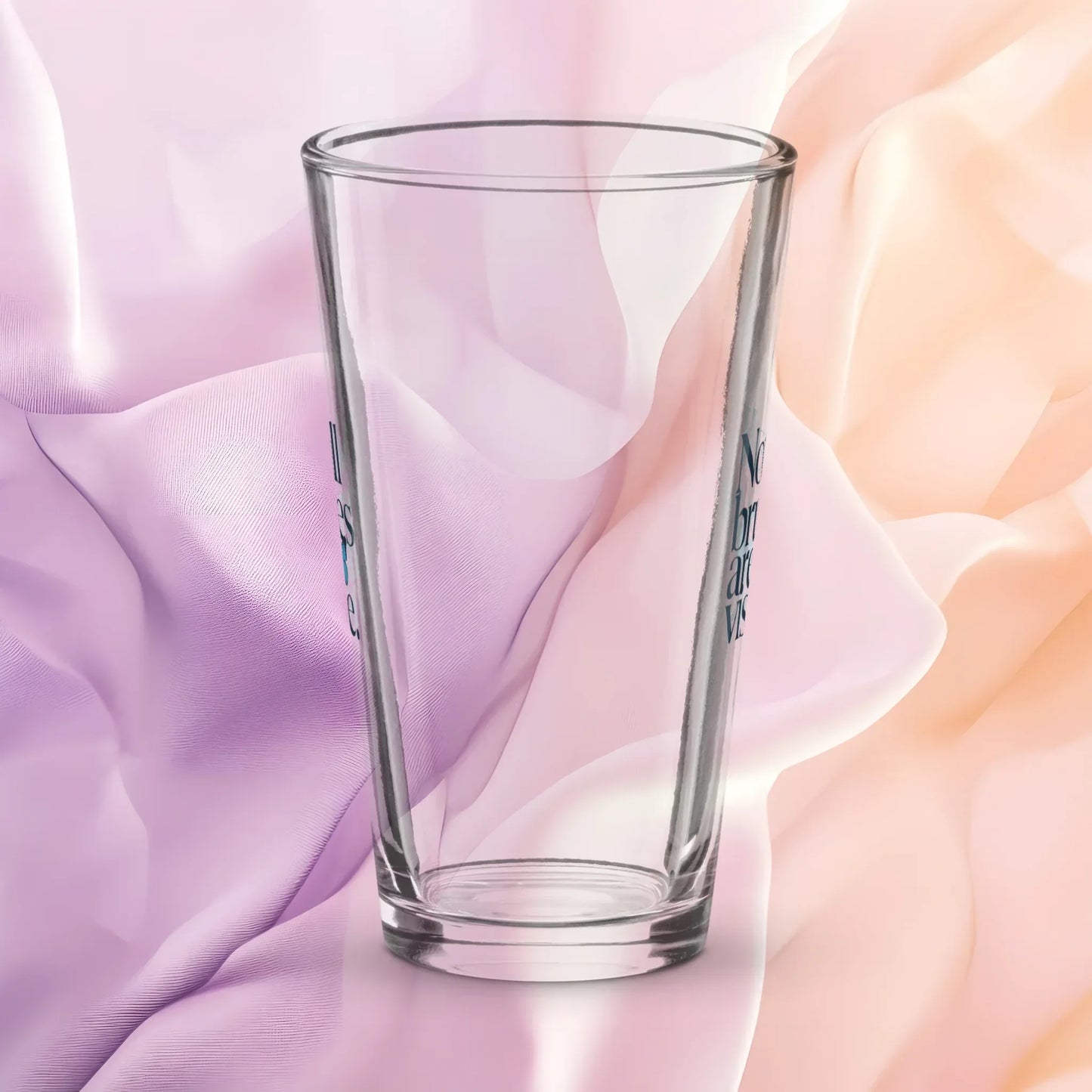 Shop our premium rise reclaim pint glass not all bruises from MySisterIsASurvivor.