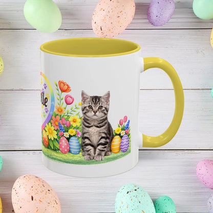 Shop our american shorthair kitten easter mug featuring the 15oz style option from MySisterIsASurvivor.