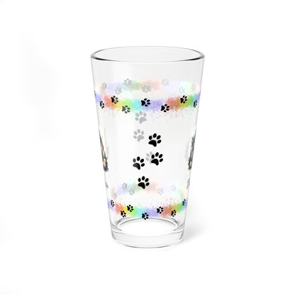 Dachshund Personalized Easter Puppy 16oz Pint Glass - Custom Dog Design, Mental Health Gift, Easter Décor, and Festive Celebrations