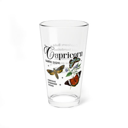 Capricorn Zodiac Pint Glass – Custom Star Sign Glass Gift