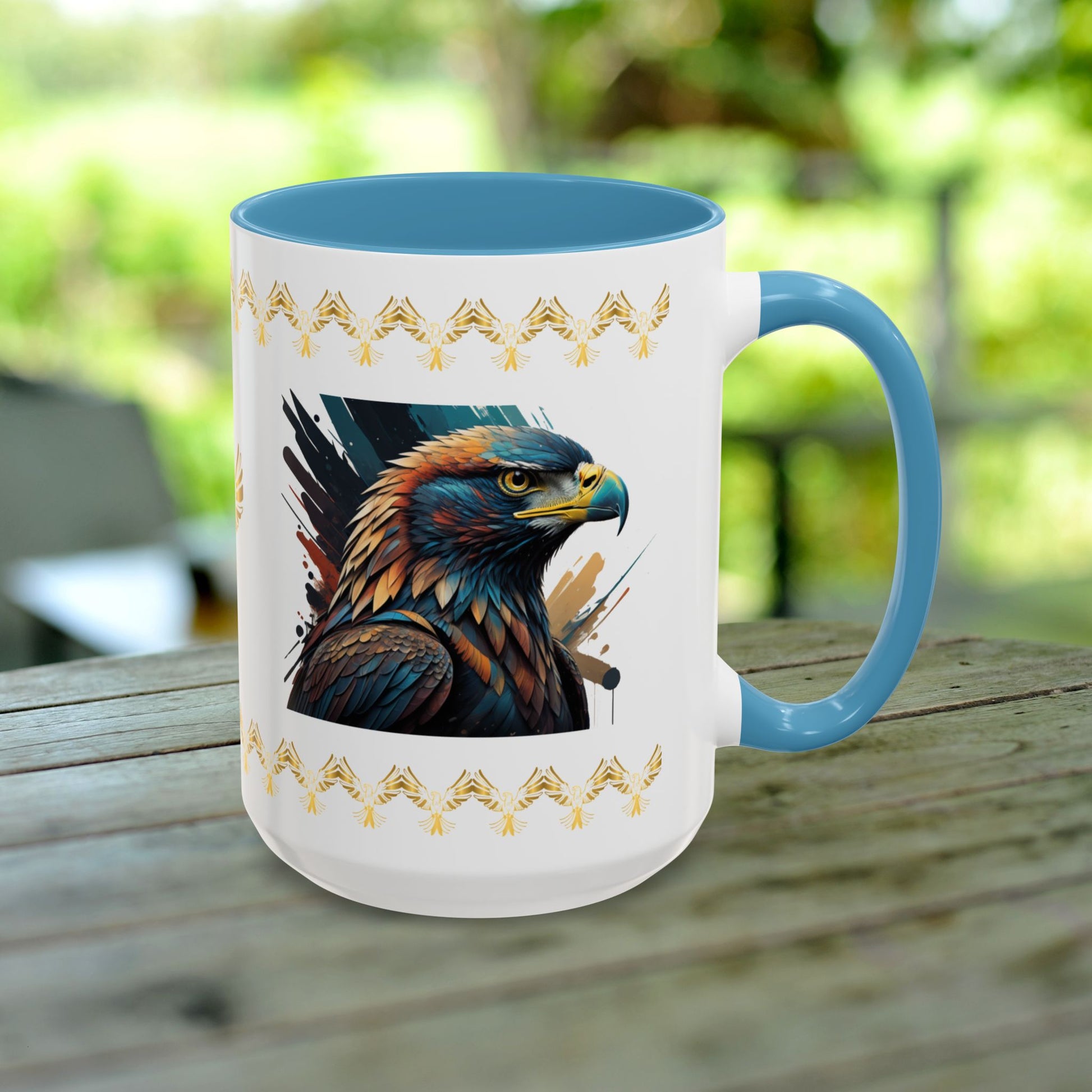 Raptor Resilience Mug with empowerment, strength, and mental wellness to help overcome adversity.