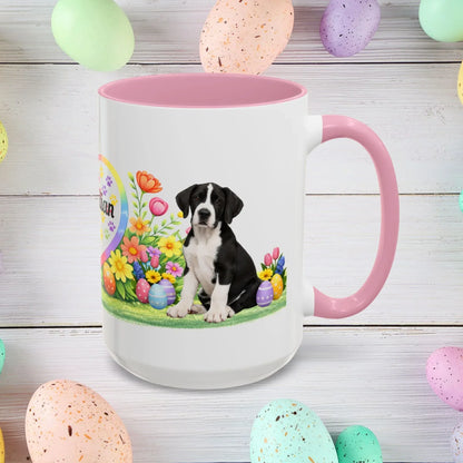 Shop our great dane mantle puppy easter mug featuring the 15oz style option from MySisterIsASurvivor.
