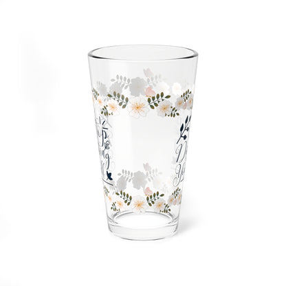 Stop Doubting Yourself - Affirmation Pint Glass, 16oz