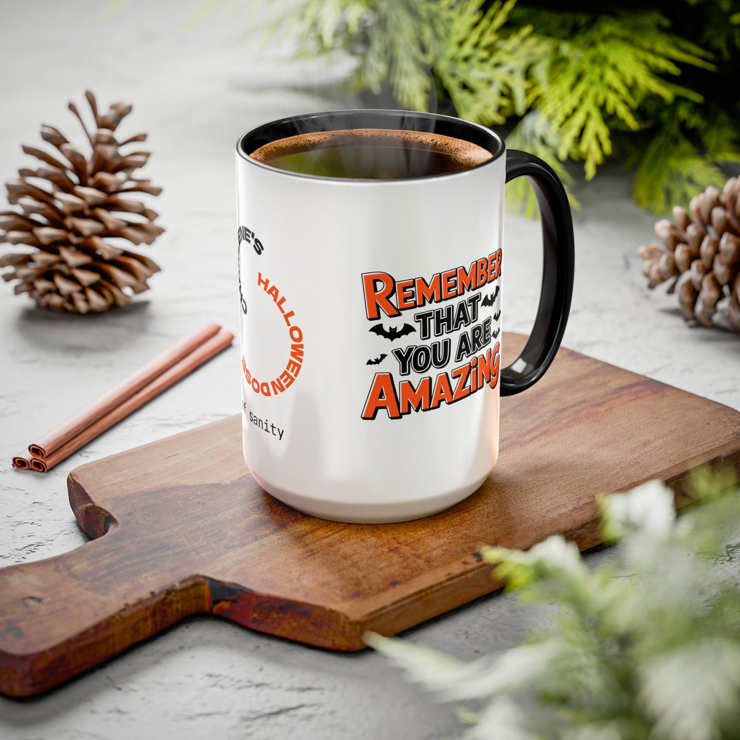 Remember That You Are Amazing Halloween Mug - Personalized Affirmation Coffee Cup Gift