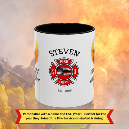 Firefighter Support Custom Mug - Not All Battles Are Fought with Water | Firefighter PTSD & Awareness Mug