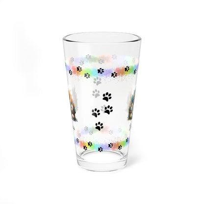 Cocker Spaniel (Orange Roan) Personalized Easter Puppy 16oz Pint Glass - Custom Dog Design, Mental Health Gift, Easter Décor, and Festive Celebrations