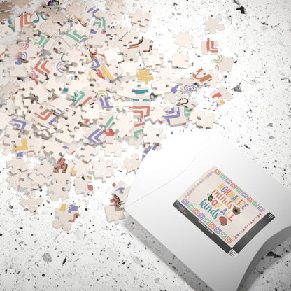 Normalize Minds of All Kinds - Affirmation Puzzle Gift for Survivors and Puzzle Lovers