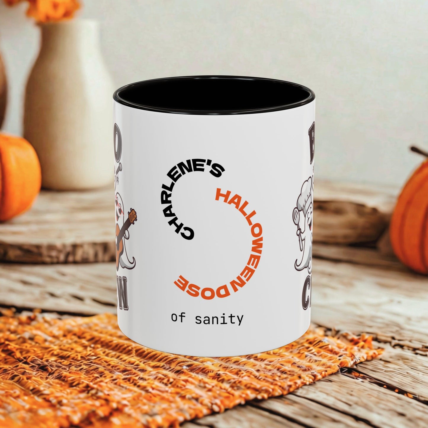 Boo Crew Halloween Mug - Personalized "Boo Crew" Funny Ghost Coffee Cup Gift