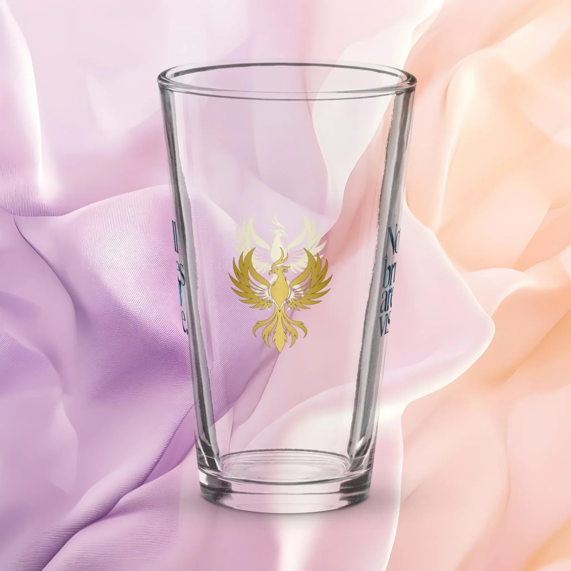 Shop our premium rise reclaim pint glass not all bruises from MySisterIsASurvivor.