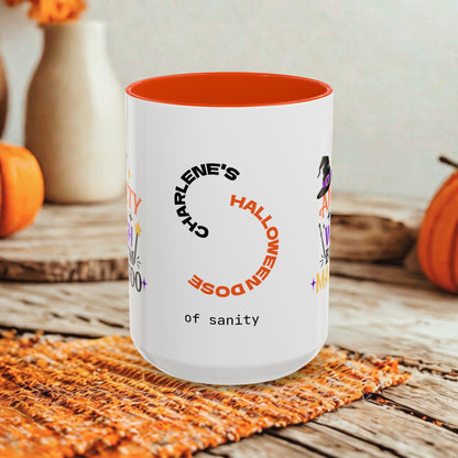My Anxiety is a Witch But I'm Magic Too - Personalized Halloween Mug for Anxiety Warriors