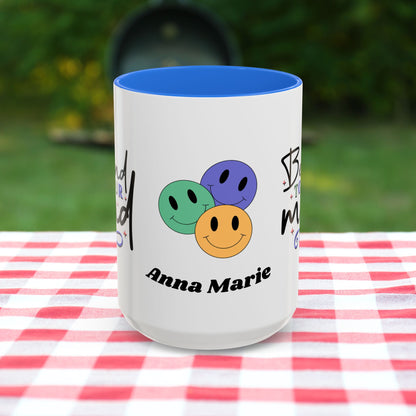 Be Kind to Your Mind - Custom Retro Uplifting Mug for Mental Health Support & Emotional Well-Being