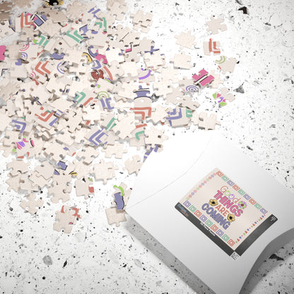 Good Things Are Coming - Affirmation Puzzle Gift for Survivors and Puzzle Lovers