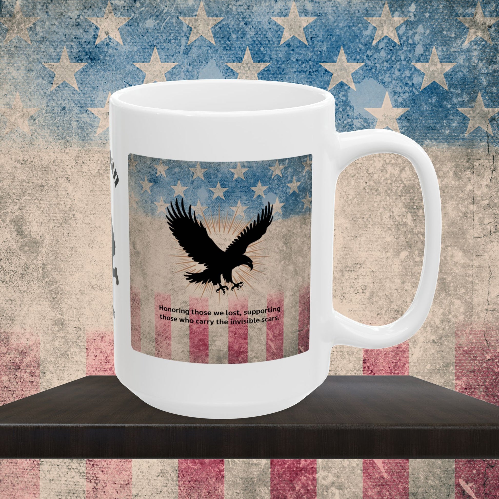 Personalized Memorial Day Mug - "Honoring Those We Lost" PTSD Support Tribute