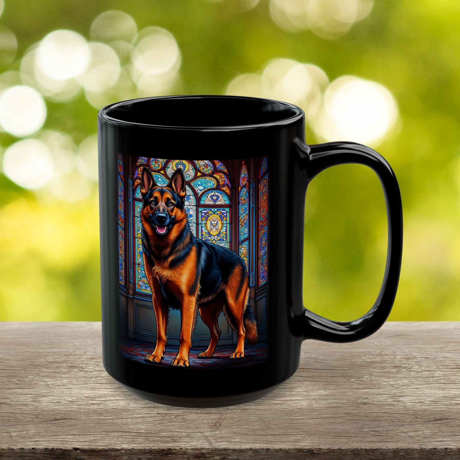 German Shepherd (Red & Black) Personalized Mug, Pet Lover Mug, Dog Coffee Mug, Custom Name Mug, Dog Lover Gift, Dog-Themed Mug, GS Mug