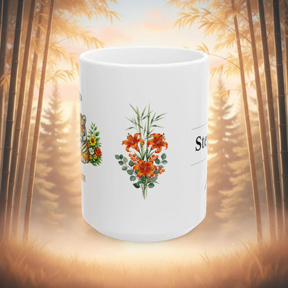 Shop our premium rested strength tiger mug from MySisterIsASurvivor.