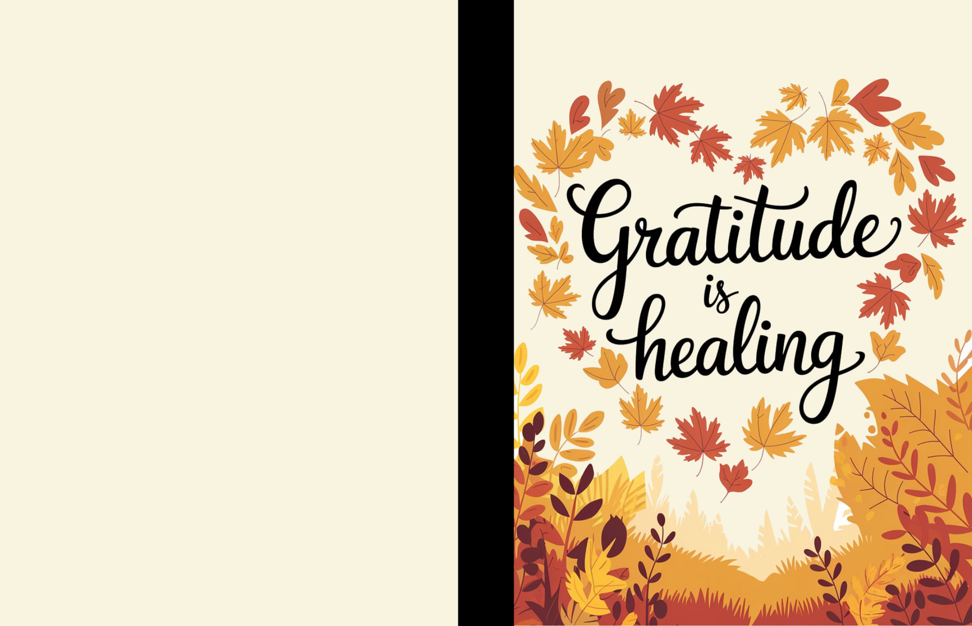 Gratitude Is Healing Composition Notebook