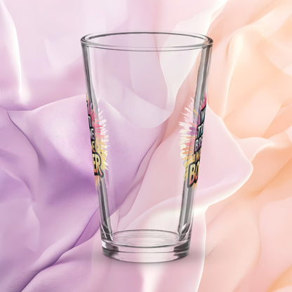 What Tried to Break Me Made Me Bolder pint glass, survivor strength quote, empowerment awareness design