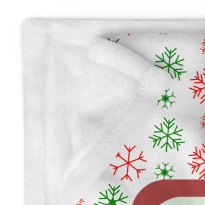 Shop our premium pitbull white personalized velveteen plush blanket bark the halls from MySisterIsASurvivor.