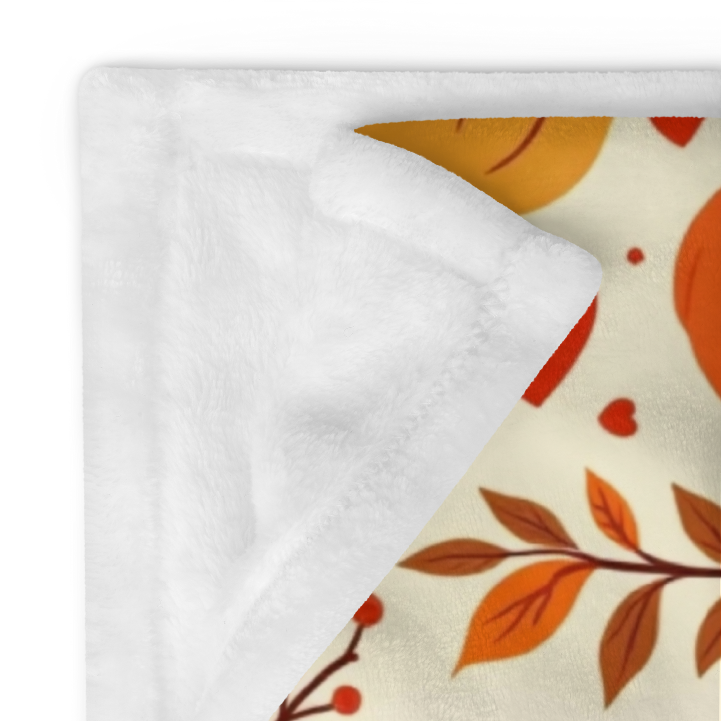 Thanksgiving blanket with “Gratitude Is the Heart of Thanksgiving,” cozy seasonal gratitude design.