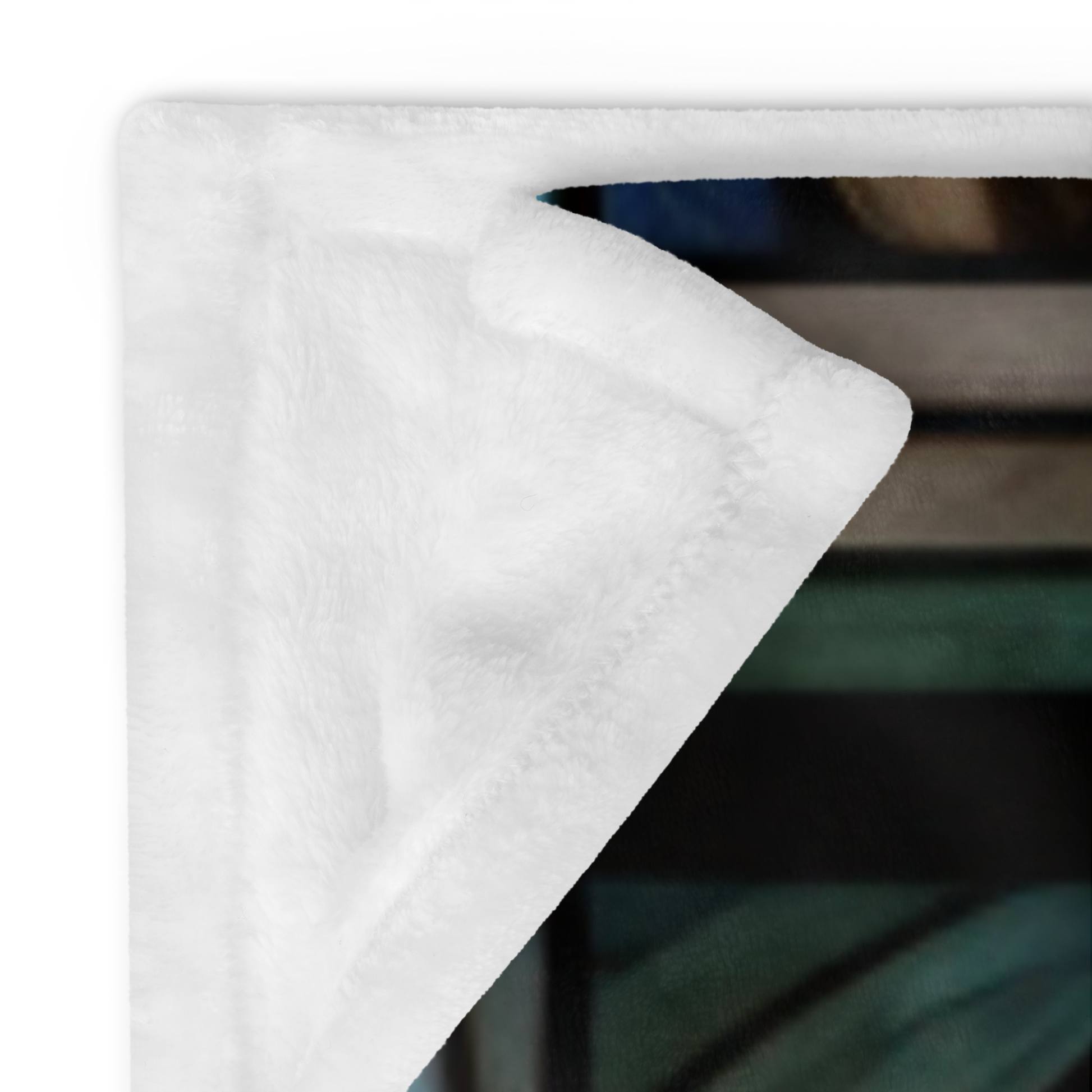 A peaceful horse blanket designed with stained glass art for relaxation and mindfulness.