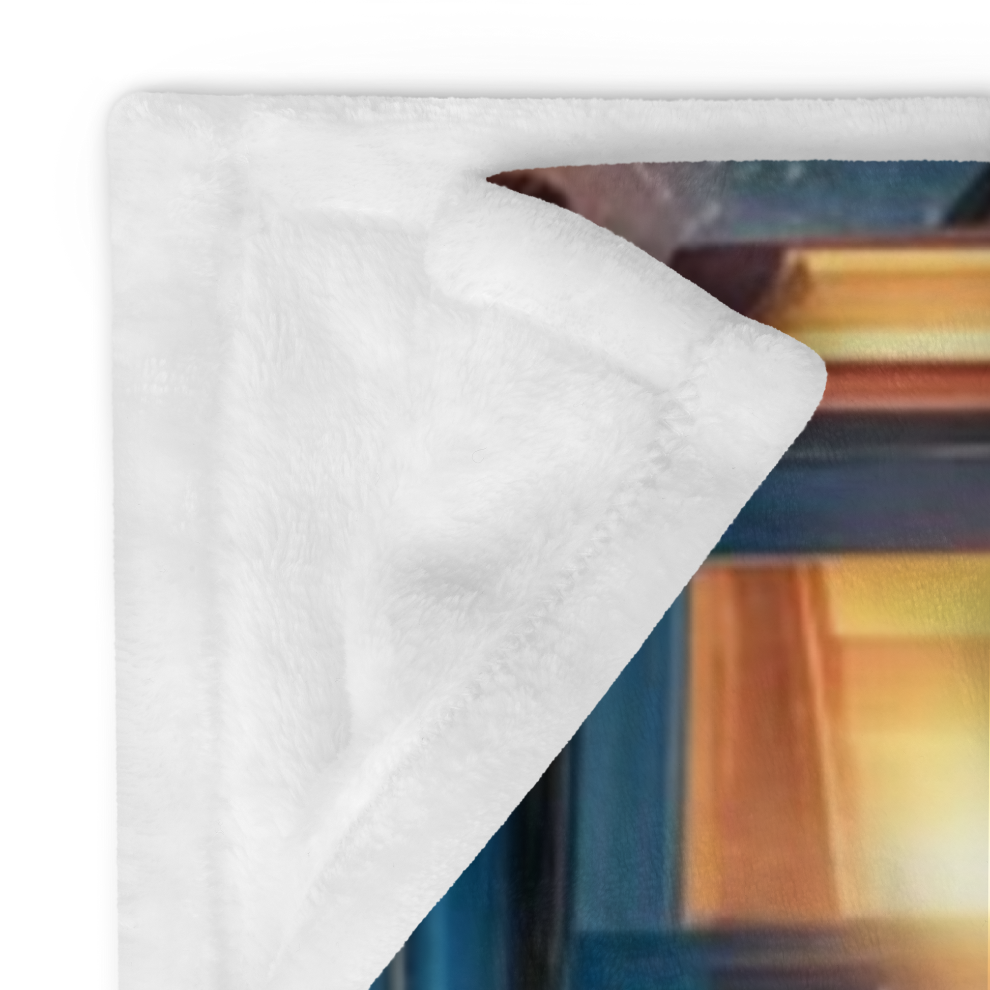 Cozy Christmas blanket “Peace, Love & Cocoa” holiday throw for warmth, relaxation, and joy