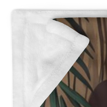 Holiday blanket “Peaceful Holiday Vibes” soft cozy Christmas throw for mindful winter comfort