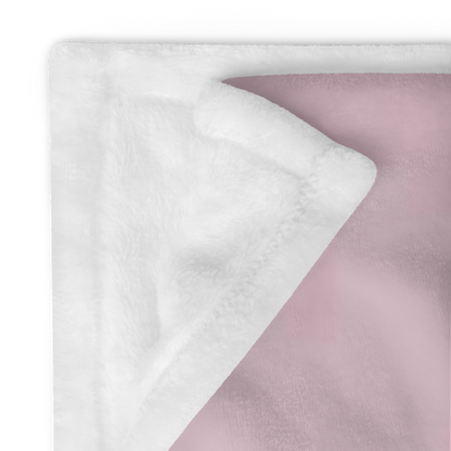 Christmas blanket “Powered by Peppermint & Joy” cozy holiday throw for festive relaxation and fun