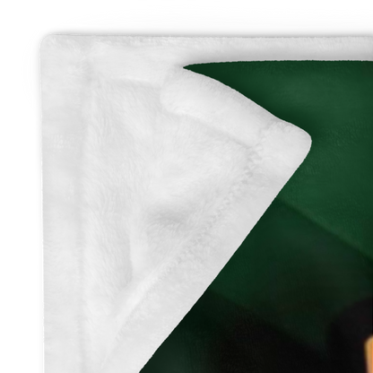 Holiday blanket “Merry Mood Activated” soft cozy Christmas throw for winter relaxation and cheer