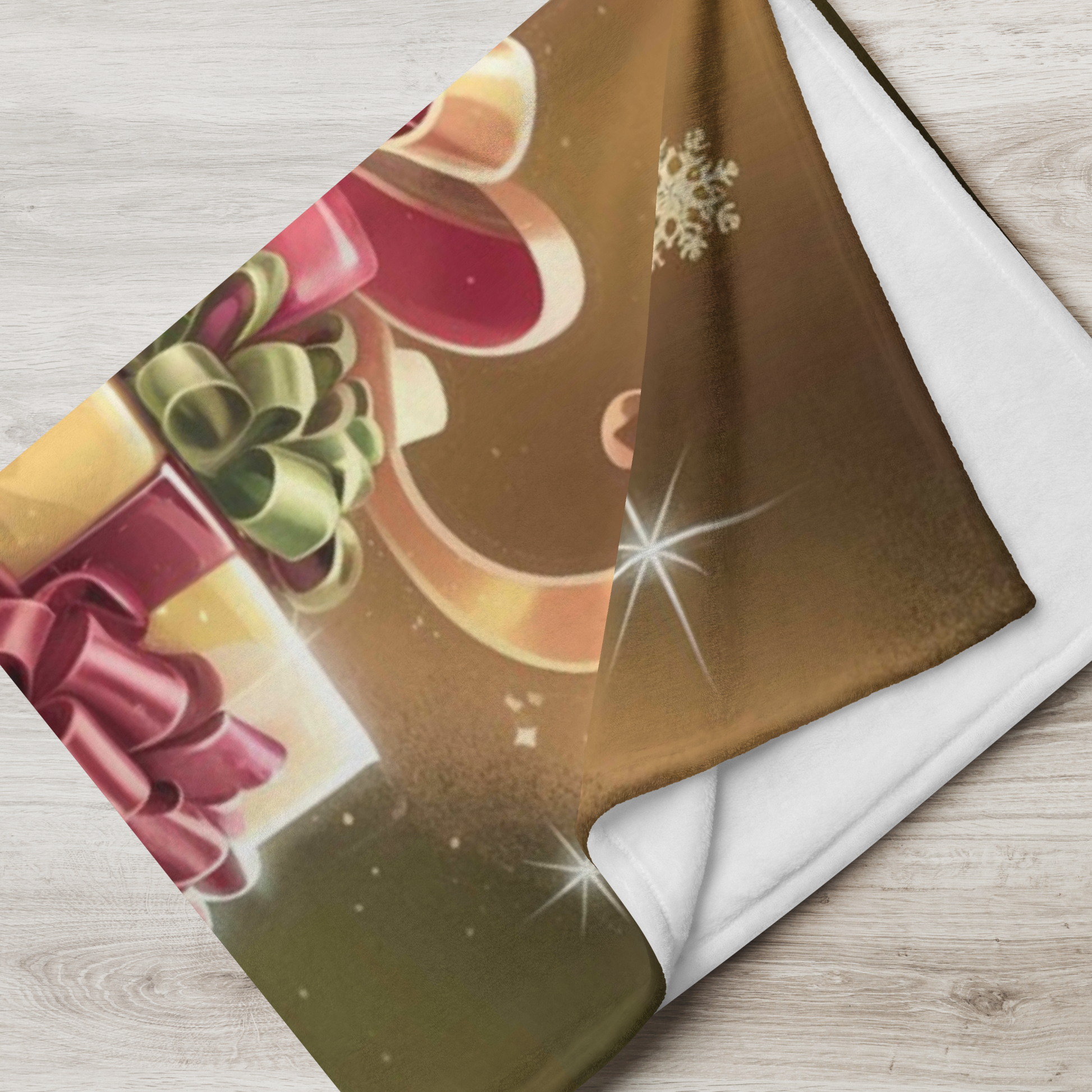 Christmas blanket “Wrapped in Holiday Magic” soft festive throw for comfort, joy, and seasonal cheer