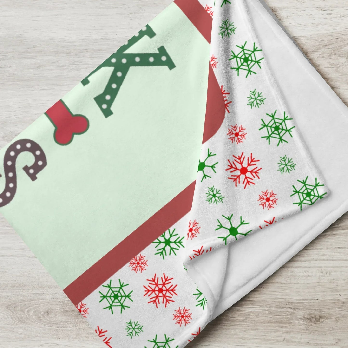 Shop our premium personalized german shepherd white velveteen plush blanket bark the halls from MySisterIsASurvivor.