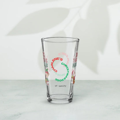 Shop our premium santas therapist is booked solid christmas pint glass 1 from MySisterIsASurvivor.