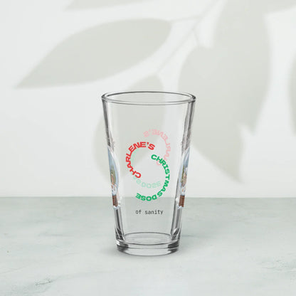 Shop our premium mindful moments merry holidays christmas pint glass 1 from MySisterIsASurvivor.