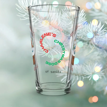 Shop our premium mindful moments merry christmas pint glass from MySisterIsASurvivor.