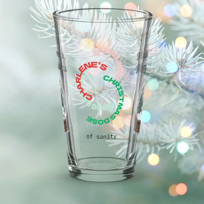 Shop our premium mindful moments merry christmas pint glass 1 from MySisterIsASurvivor.