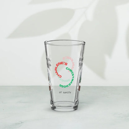 Shop our premium mindful moments merry christmas pint glass 1 from MySisterIsASurvivor.