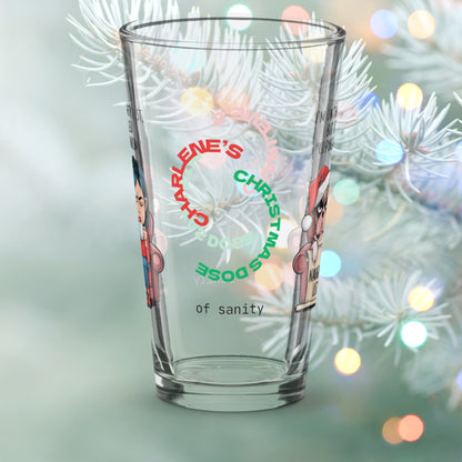 I'm On The Naughty List, But It's Called Coping Mechanism - Holiday mental health pint glass