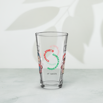 I'm On The Naughty List, But It's Called Coping Mechanism - Holiday mental health pint glass