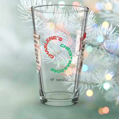 I'm On The Naughty List, But It's Called Coping Mechanism - Funny mental health Christmas pint glass