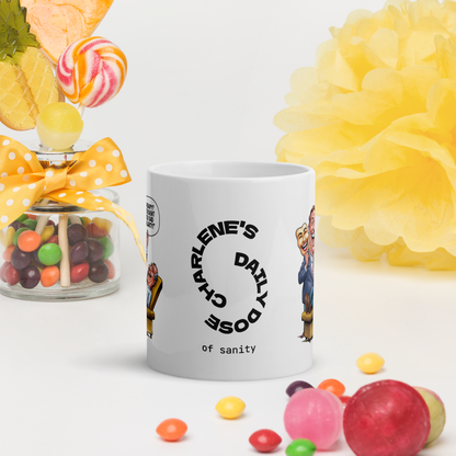 Therapy? I Thought You Said “Hilarity!” funny mug personalized ceramic coffee cup, fun humor gift