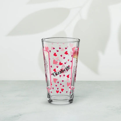 Shop our premium be kind yourself valentines day pint glass from MySisterIsASurvivor.