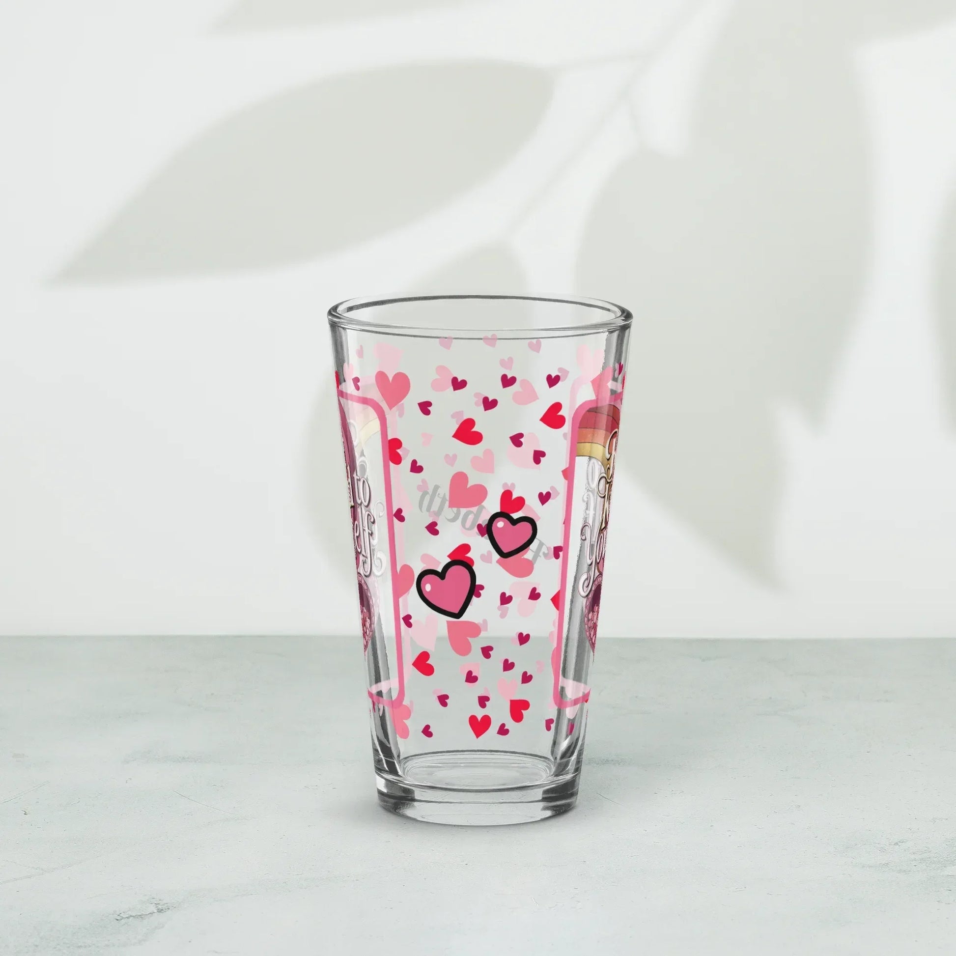 Shop our premium be kind yourself valentines day pint glass from MySisterIsASurvivor.