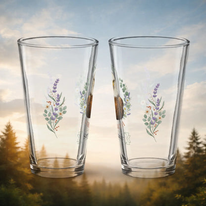 Shop our premium inner strength eagle pint glass from MySisterIsASurvivor.