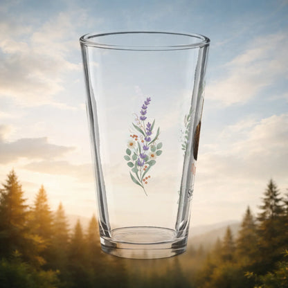 Shop our premium fearless survivor eagle pint glass from MySisterIsASurvivor.