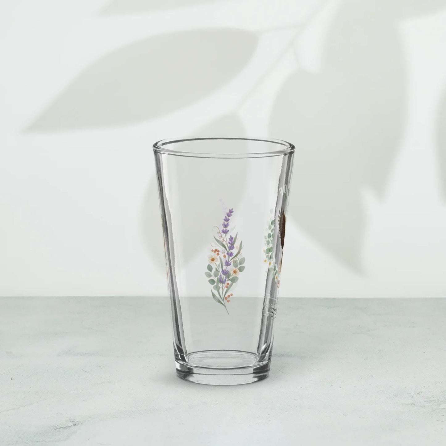 Shop our premium wings of hope eagle pint glass from MySisterIsASurvivor.