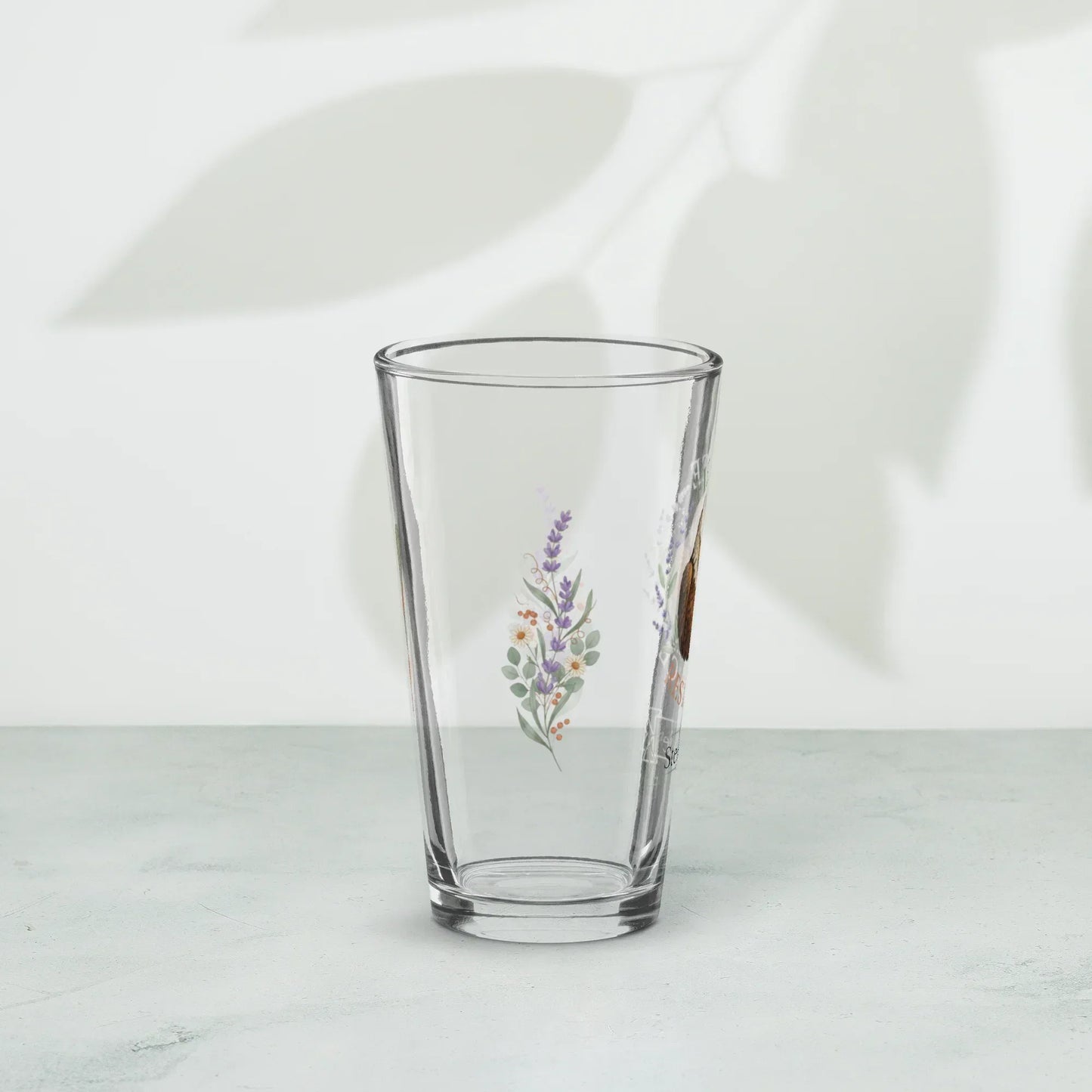 Shop our premium fierce resilience eagle pint glass from MySisterIsASurvivor.