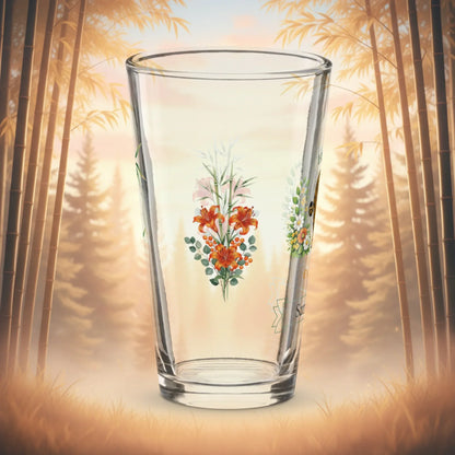 Shop our premium hope endures tiger pint glass from MySisterIsASurvivor.